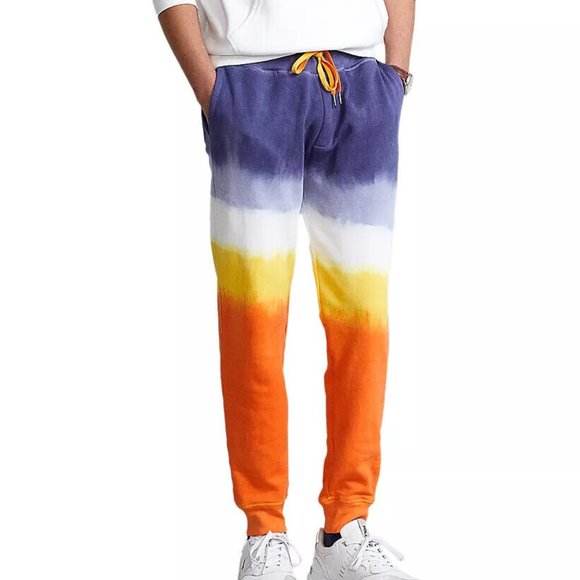 NWT $148 POLO RALPH LAUREN Men's FLEECE Tie-Dye Sweatpants JOGGER 2XL XXL - Picture 5 of 8